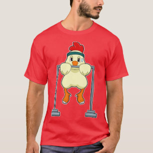 Chicken at Fitness Pullups T-Shirt