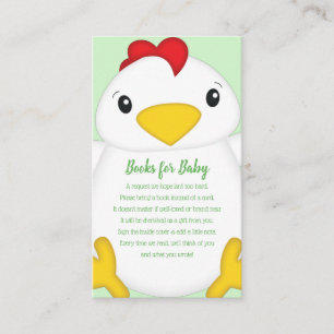 Chicken Baby Shower Farm Enclosure Card