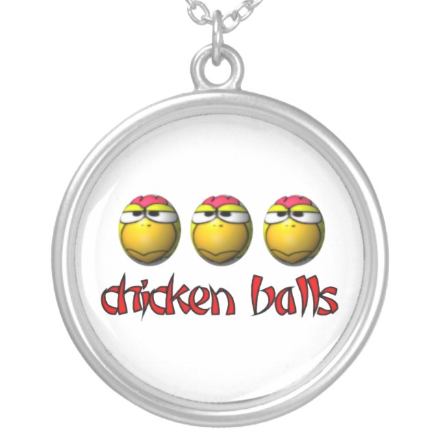 Chicken Balls Necklace (Front)