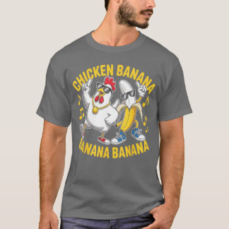 Chicken Banana Banana Banana Music Lover Musician  T-Shirt
