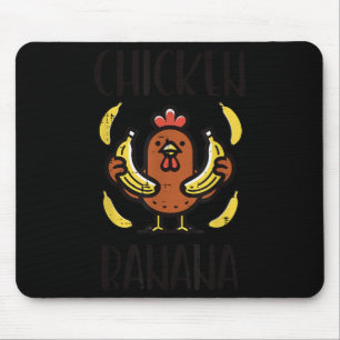 Chicken Banana Cute Song Dance Fruit Kids Youth Me Mouse Pad
