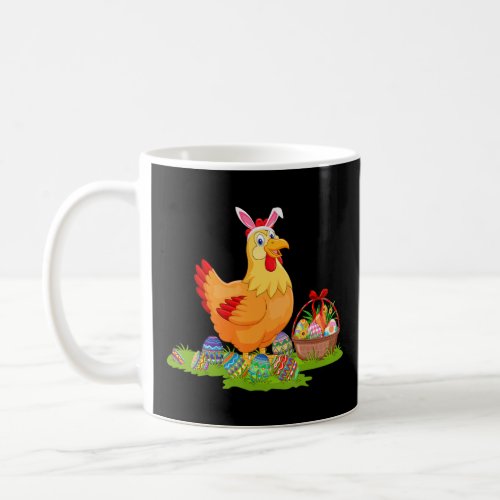 Chicken Bird Easter Egg Hunting Bunny Chicken East Coffee Mug