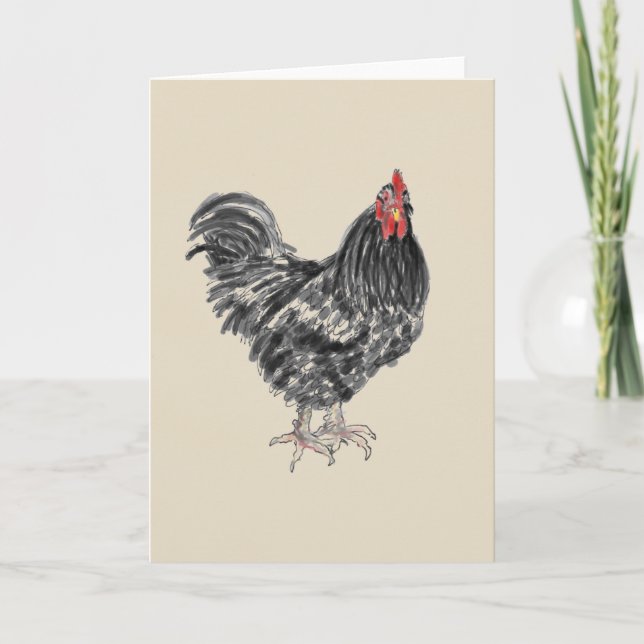 Chicken Blank Greetings card (Front)