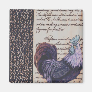 Chicken Block C Magnet