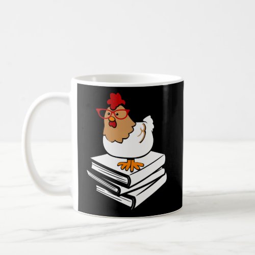 Chicken Book Nerd Love Reading Farm Coffee Mug