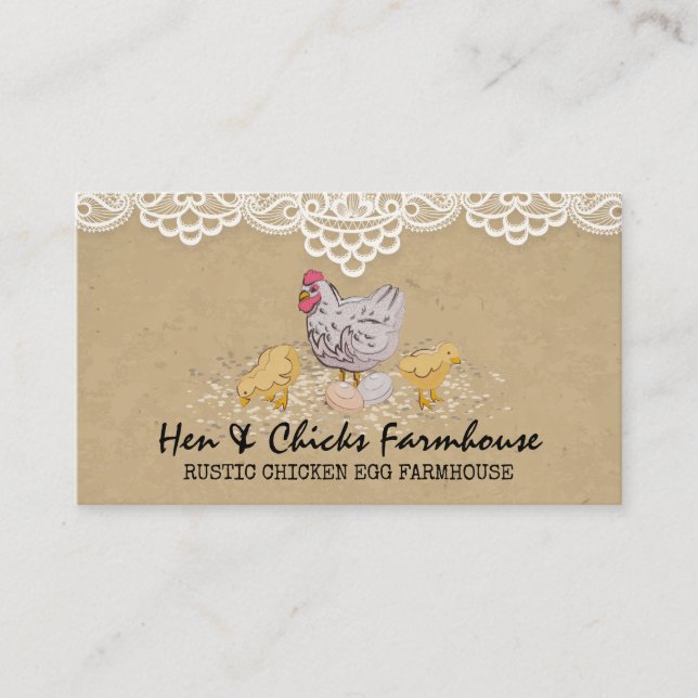 Chicken Breeder Business Card (Front)