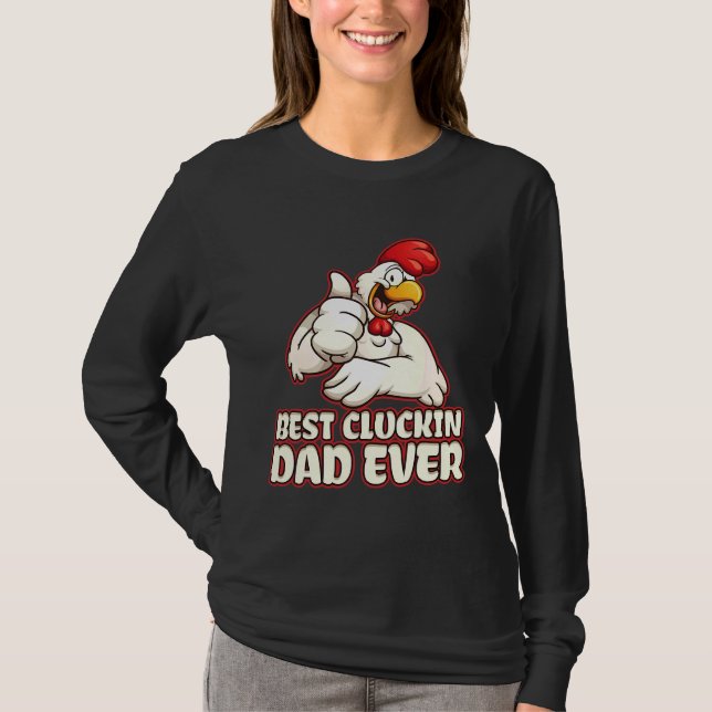 Chicken Butt Chicken Dad Poultry   T-Shirt (Front)