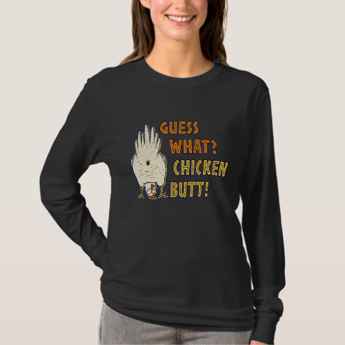 Chicken Butt  Guess What Animal Cute Chickens T_Shirt