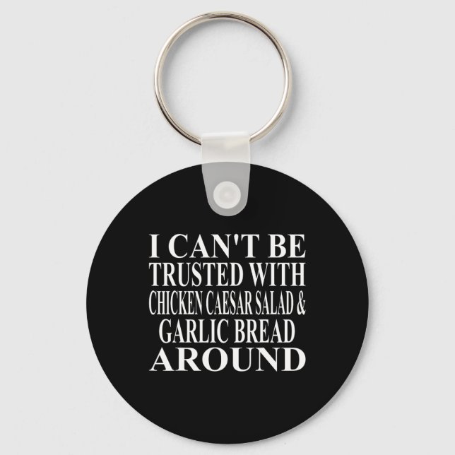 Chicken Caesar Salad Apparel Amazing Funny Bread D Keychain (Front)
