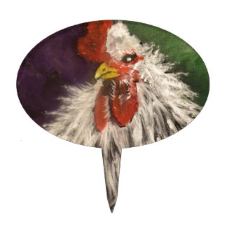 chicken cake topper