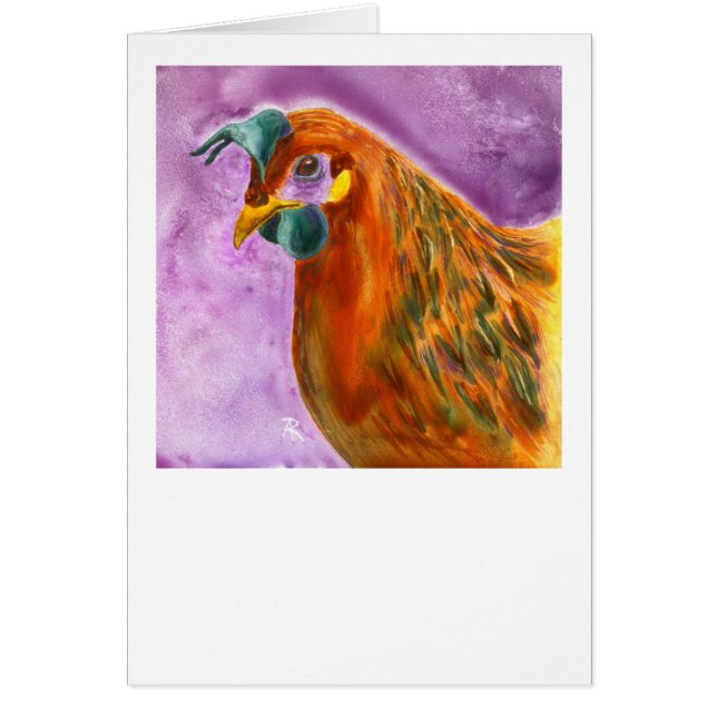 Chicken Card - "Henny Penny" (Front)