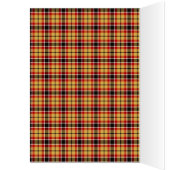 Chicken card with plaid (Inside (Left))