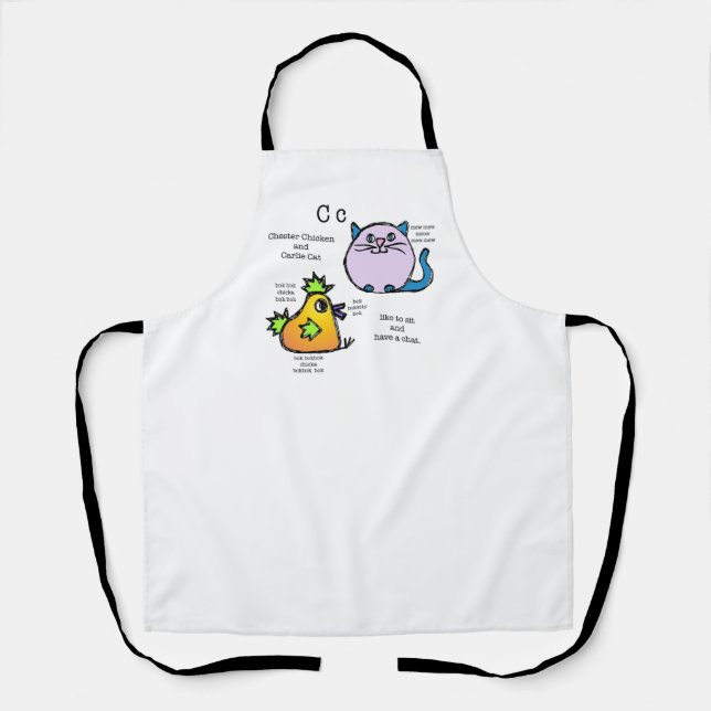 Chicken & Cat Apron (Front)