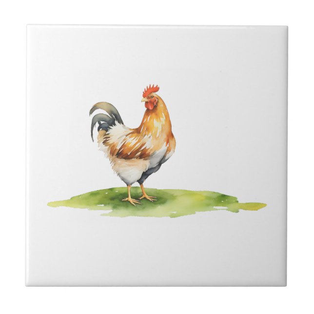 Chicken Ceramic Tile (Front)