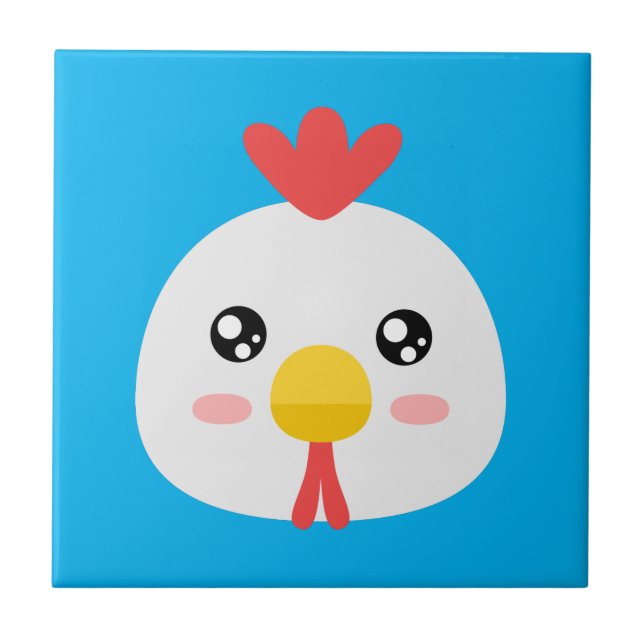 Chicken Ceramic Tile (Front)