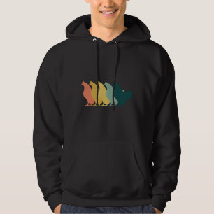 Chicken Chicken Retro Hoodie