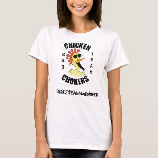 Chicken Chokers BBQ Team Womens Tshirt. T-Shirt