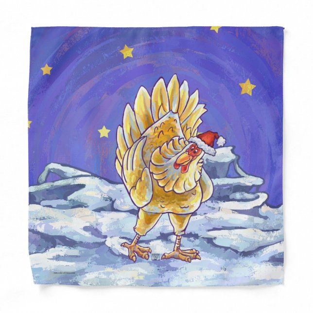 Chicken Christmas Bandana (Front)