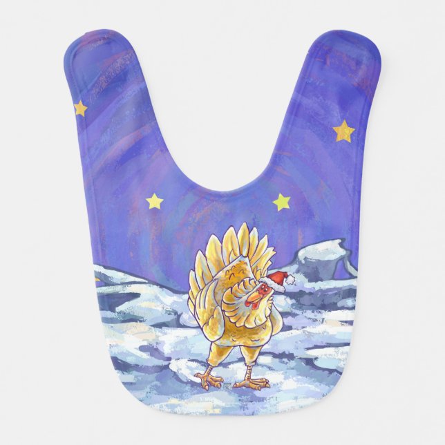 Chicken Christmas Bib (Front)
