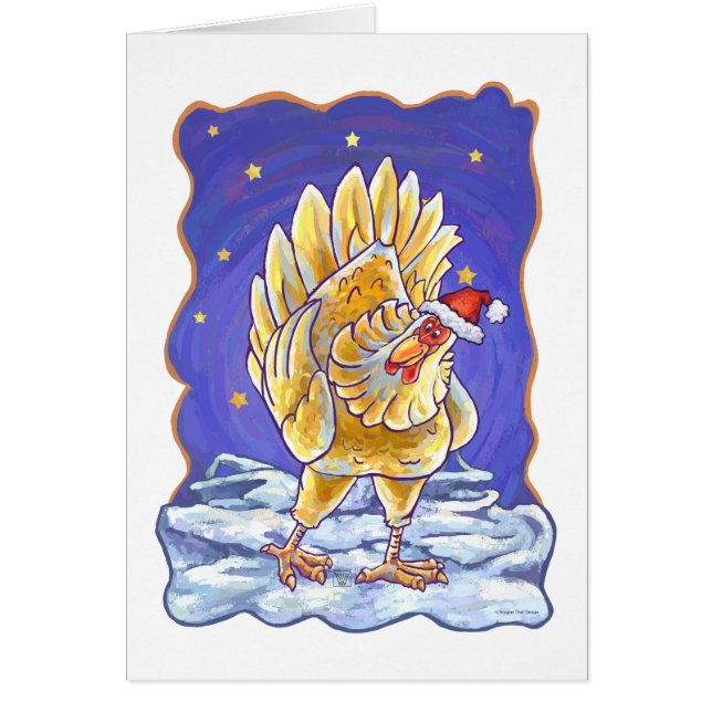 Chicken Christmas Cards (Front)