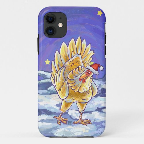 Chicken Christmas iPhone 11 Case