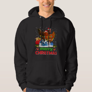 Chicken Christmas Chickens Xmas C Hoodie