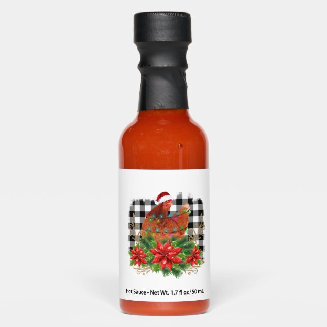 Chicken Christmas Hot Sauces (Front)