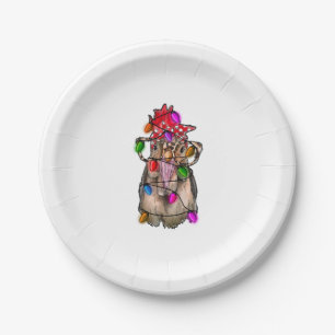 Chicken Christmas  Paper Plates