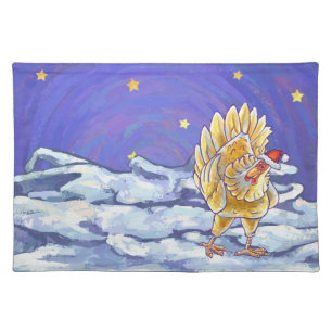 Chicken Christmas Placemat