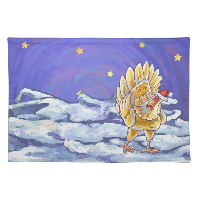 Chicken Christmas Placemat (Front)