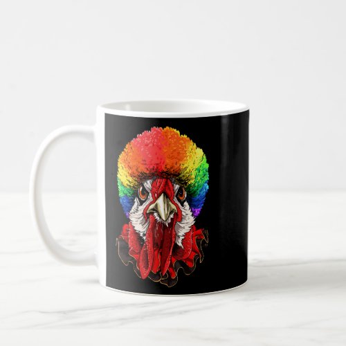 Chicken Clown Carnival Circus Staff Chicken  Farme Coffee Mug