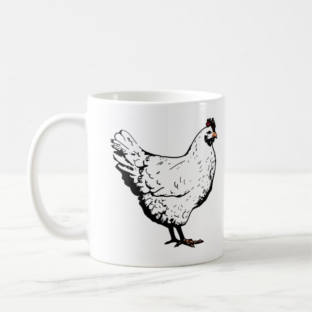 Chicken Coffee Mug (Left)