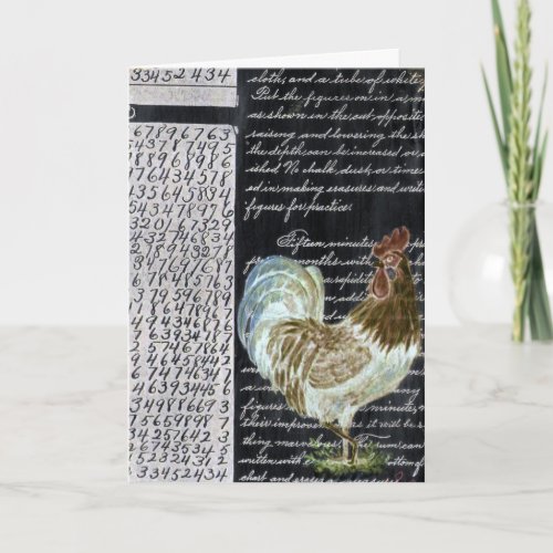 Chicken Collage Birthday Card