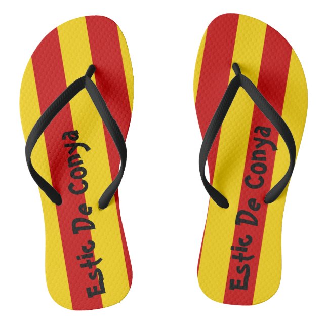 Chicken Conya Estic Flip Flops (Footbed)