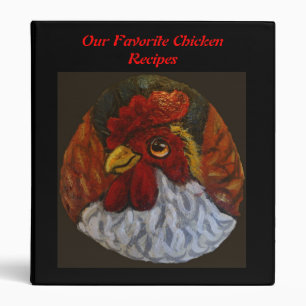 Chicken Cookbook Binder