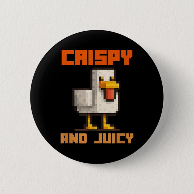 Chicken Cooked In Lava  Button (Front)