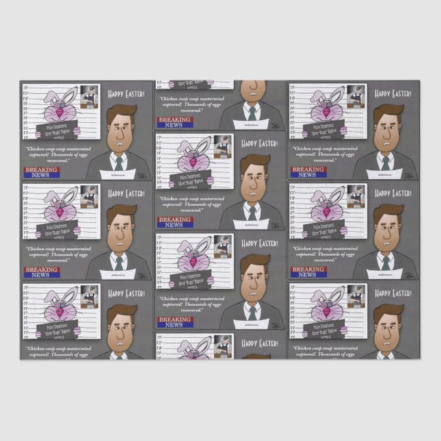 Chicken Coop Coup Tissue Paper (Front)