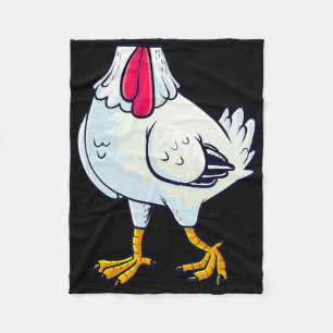 Chicken Costume Body Funny Farm Animal Farming Hal Fleece Blanket