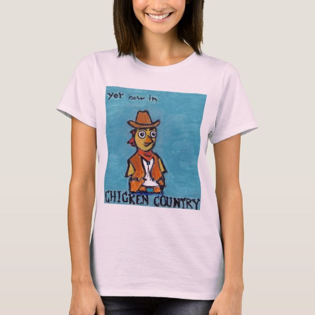 Chicken Country Long Sleeved Shirt for Women (Front)