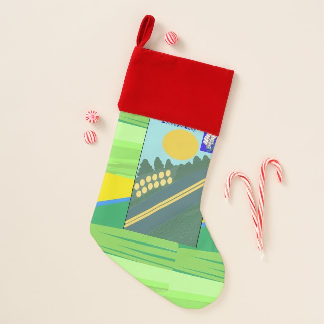 Chicken Coup Christmas Stocking (Front)