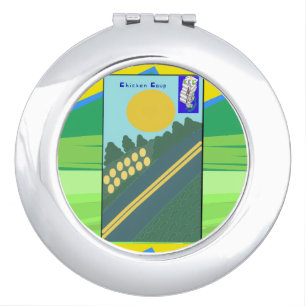 Chicken Coup Compact Mirror