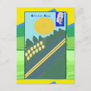 Chicken Coup Invitation Postcard