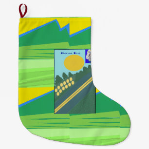 Chicken Coup Large Christmas Stocking