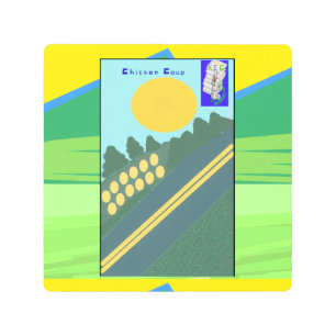 Chicken Coup Metal Print