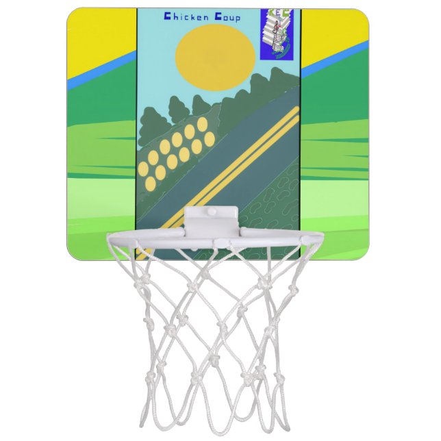 Chicken Coup  Mini Basketball Hoop (Front)