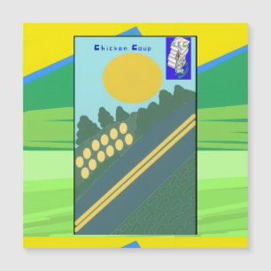 Chicken Coup Stocking Stuffer Magnetic Card