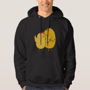 Chicken Couples Wedding Anniversary Hoodie