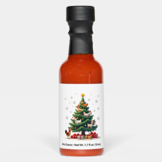 Chicken Cow Goat Horse Farm Animal Farmer Christma Hot Sauces