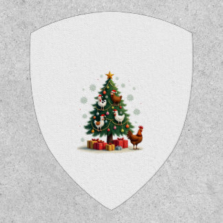 Chicken Cow Goat Horse Farm Animal Farmer Christma Patch