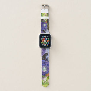Chicken crow raven earth bird Maureen Girard farm Apple Watch Band